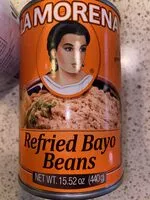 Mängden socker i Refried Bayo Beans