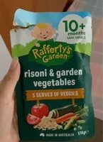 Mängden socker i Risoni & garden vegetables