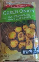 Mängden socker i Old-fashioned Wave Cut Chips Green Onion