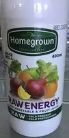 Mängden socker i Raw Energy