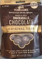 Mängden socker i Dark Chocolate Snackaballs