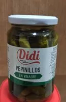 Mängden socker i Pepinillos en vinagre