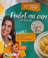 Mängden socker i Poulet au curry et son riz