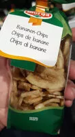 Mängden socker i Bananen-Chips
