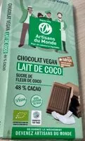 Mängden socker i Chocolat vegan lait de coco