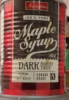 Mängden socker i Maple syrup