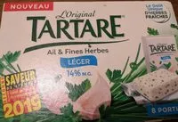Mängden socker i Tartare Ail et fines herbes Léger 14%
