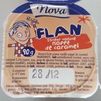 Mängden socker i Flan saveur Vanille Nappé de Caramel