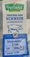 Mängden socker i schwein kotelett