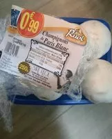 Mängden socker i Champignons de Paris Blanc