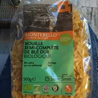 Mängden socker i Nouille semi-complete de blé dur