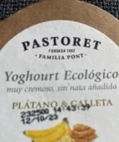 Mängden socker i Yoghourt ecológico Plátano y galleta