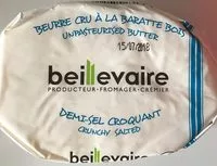 Mängden socker i Beurre cru a la baratte semi sel croquant