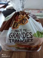 Mängden socker i Pain de mie complet grandes tranches