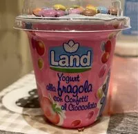 Mängden socker i Yogurt alla fragola con confetti al cioccolato