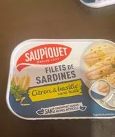 Mängden socker i Filet de sardine citron basilic sans huile