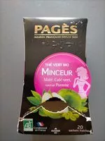 Mängden socker i Thé vert bio Minceur