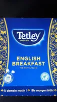 Mängden socker i Tetley english breakfast