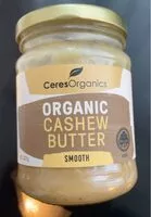 Mängden socker i Organic cashew butter
