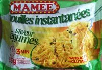 Mängden socker i Nouilles instantanées saveur légumes