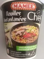 Mängden socker i Mamee Chef Spicy Chicken Shiitake Instant Noodles