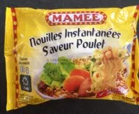 Mängden socker i Nouilles instantanées saveur poulet