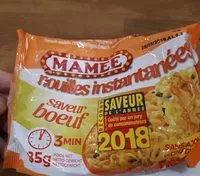 Mängden socker i Nouille instantanée au boeuf