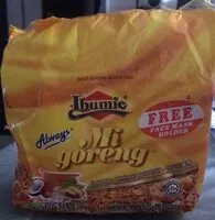 Mängden socker i Ibumie Mi Goreng Perisa Kari Kapitan