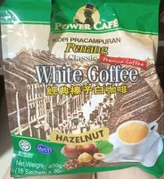 Mängden socker i Penang White Coffee Hazelnut