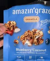 Mängden socker i Blueberry Coconut Granola Bites