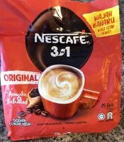 Mängden socker i Nescafe 3in1 coffee mix (red)