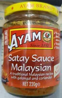Mängden socker i Satay Sauce Malaysian
