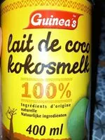 Mängden socker i Lait de coco kokosmelk
