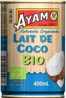 Mängden socker i Lait de coco bio