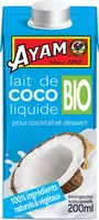 Mängden socker i Lait de Coco liquide Bio