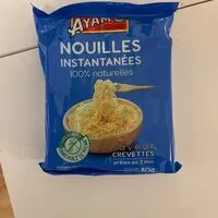 Mängden socker i Nouilles instantanées crevette