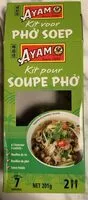 Mängden socker i Kit pour soupe Phò