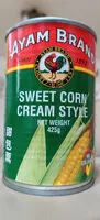 Mängden socker i Ayam Brand Sweet Corn Cream Style