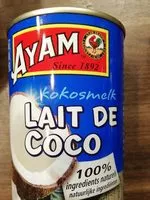 Mängden socker i Lait de coco