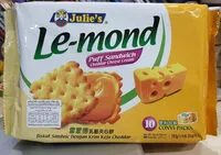 Mängden socker i Julie’s Le-mond Cheddar Cheese Puff Sandwich 10 Convi-packs