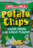 Mängden socker i Jack and Jill potato chips spring onion & garlic