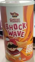Mängden socker i Shock wave barbecue chips
