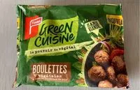 Mängden socker i Green cuisine boulettes végétales