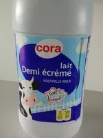 Mängden socker i Lait demi-écrémé