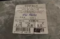 Mängden socker i Roti de porc