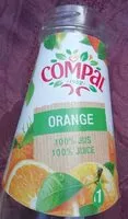 Mängden socker i Compal orange