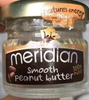 Mängden socker i Bulk Deal 45 X Meridian Natural Smooth Peanut Butter 26G