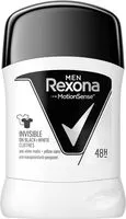 Mängden socker i REXONA MEN Stick Anti-Transpirant Invisible Black & White 50ml
