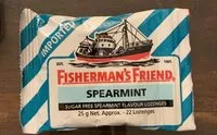 Mängden socker i Fisherman’s friend Spearmint