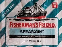 Mängden socker i Spearmint sugar free